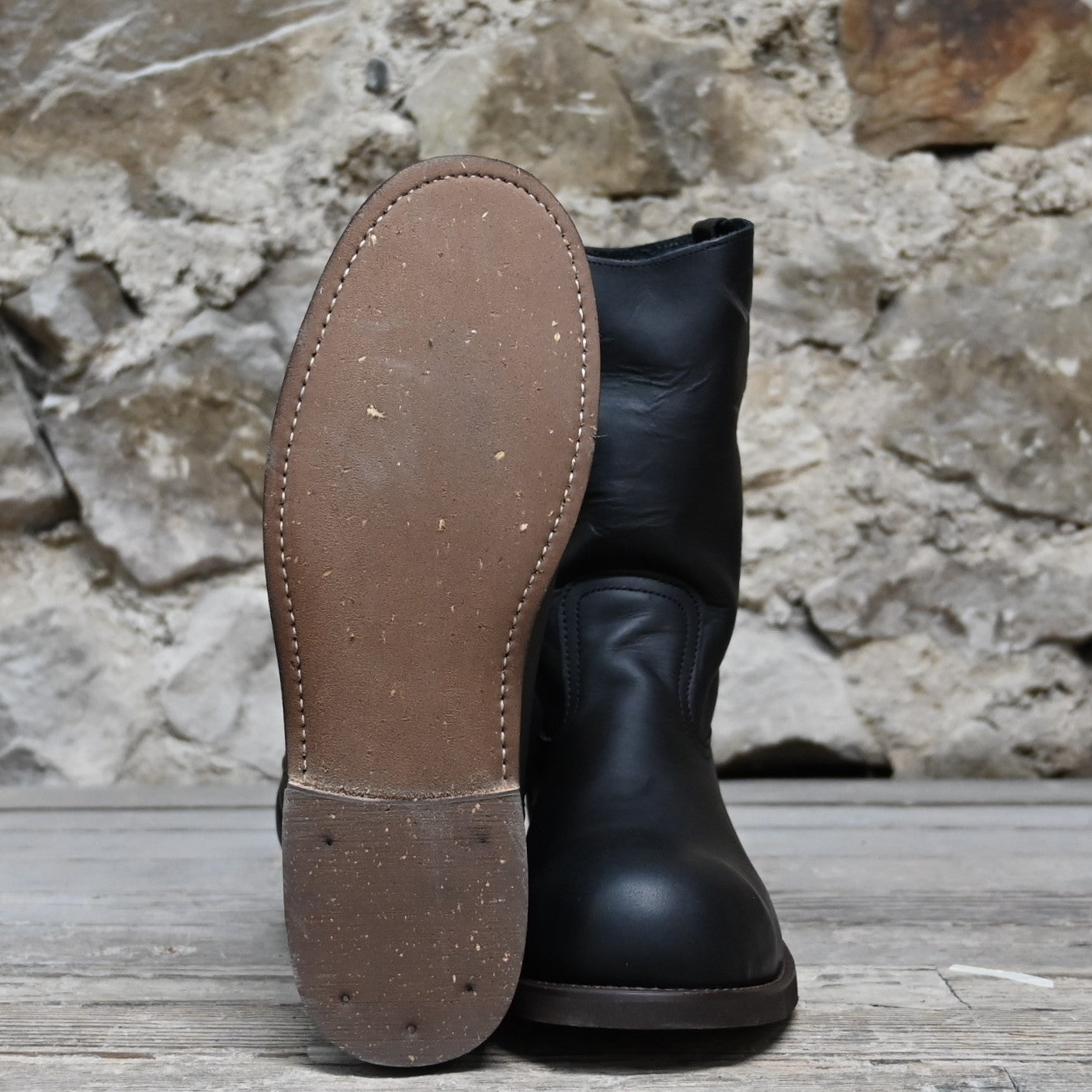 Nutted Calf Men's Lettuce Picker Trucker Steel Toe 9