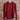 View of Pendleton long sleeve Deschutes Tee in Bay Blue and Cabernet with curved hem