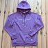 Kimes Ranch ladies pullover hoodie in lilac with tonal longhorn logo and front handwarmer pocket