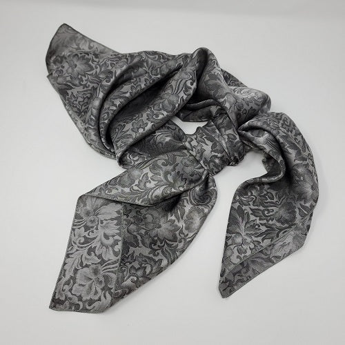 Cowboy Images Jacquard Silver Wild Rag