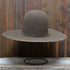 Serratelli 8X Phoenix felt hat in Walnut with an open crown.