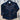 View of Rockmount Kids black western shirt with steer, horseshoe, and rope embroidery
