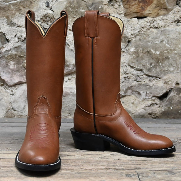 Olathe Classic Cowboy Men's Boot in Brown Mule – Atomic 79