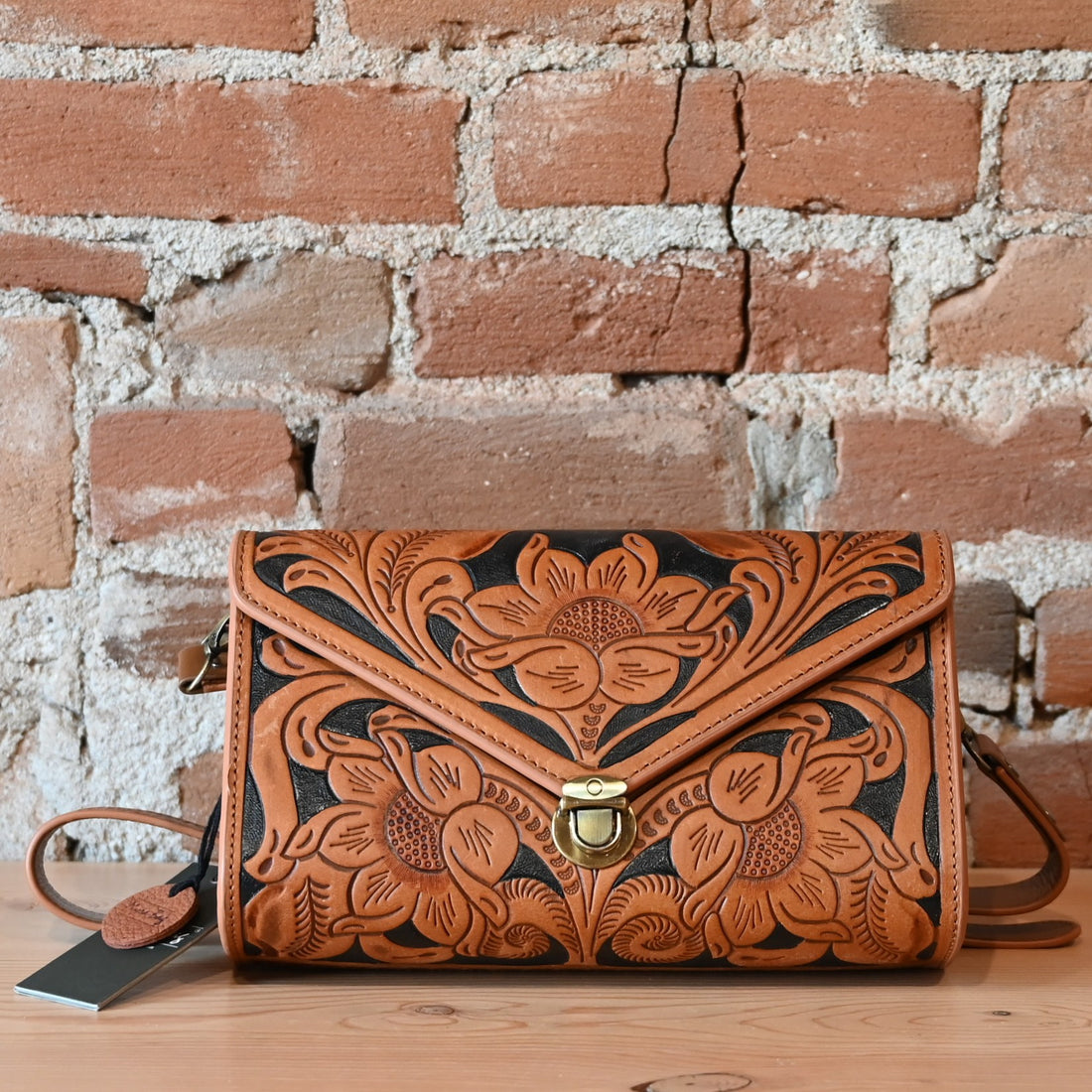 Myra Circe hand-tooled leather bag