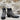 View of Stallion Ladies Zorro zip boot in espresso calf with black alligator wingtip and snip toe