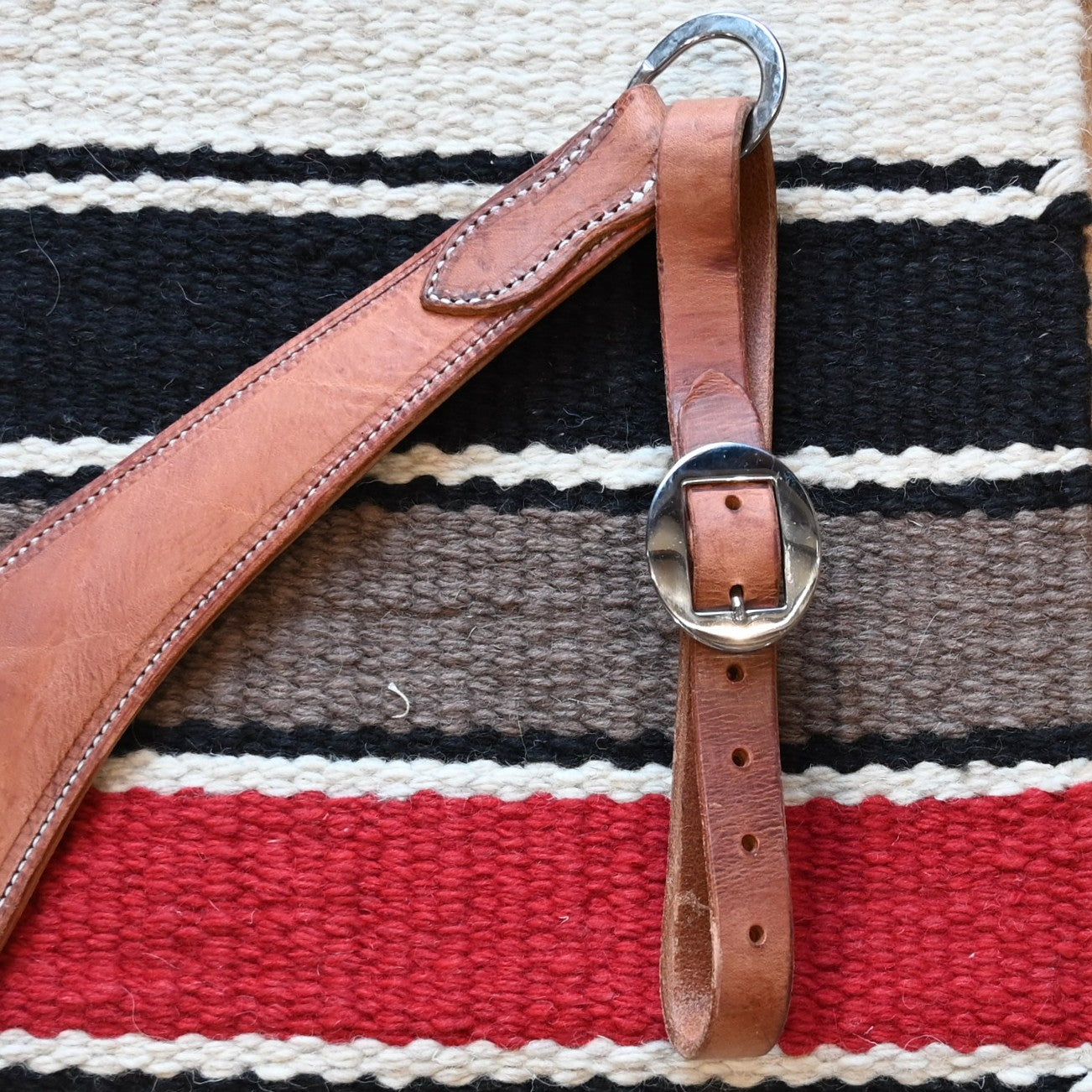 Berlin Custom Leather 2 1/2 inch roper-style leather breast collar