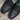 View of Hondo 12" cowboy boot with turquoise crater top, oiled bullhide vamp, narrow square toe, and spur ledge