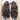 View of Rockin' Y Saddlery Adult Bison Wooly Chinks with concho accents and wool lining
