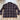 View of Pendleton men’s Heston wool coat in brown and rust ombré with chest and side pockets