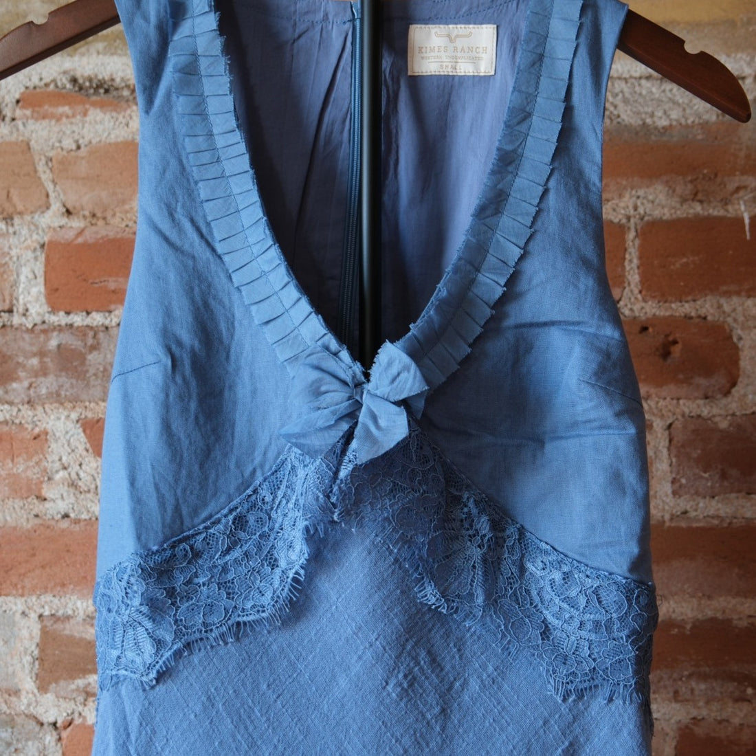 Kimes Ranch Ladies Francy Dress - Mid Blue