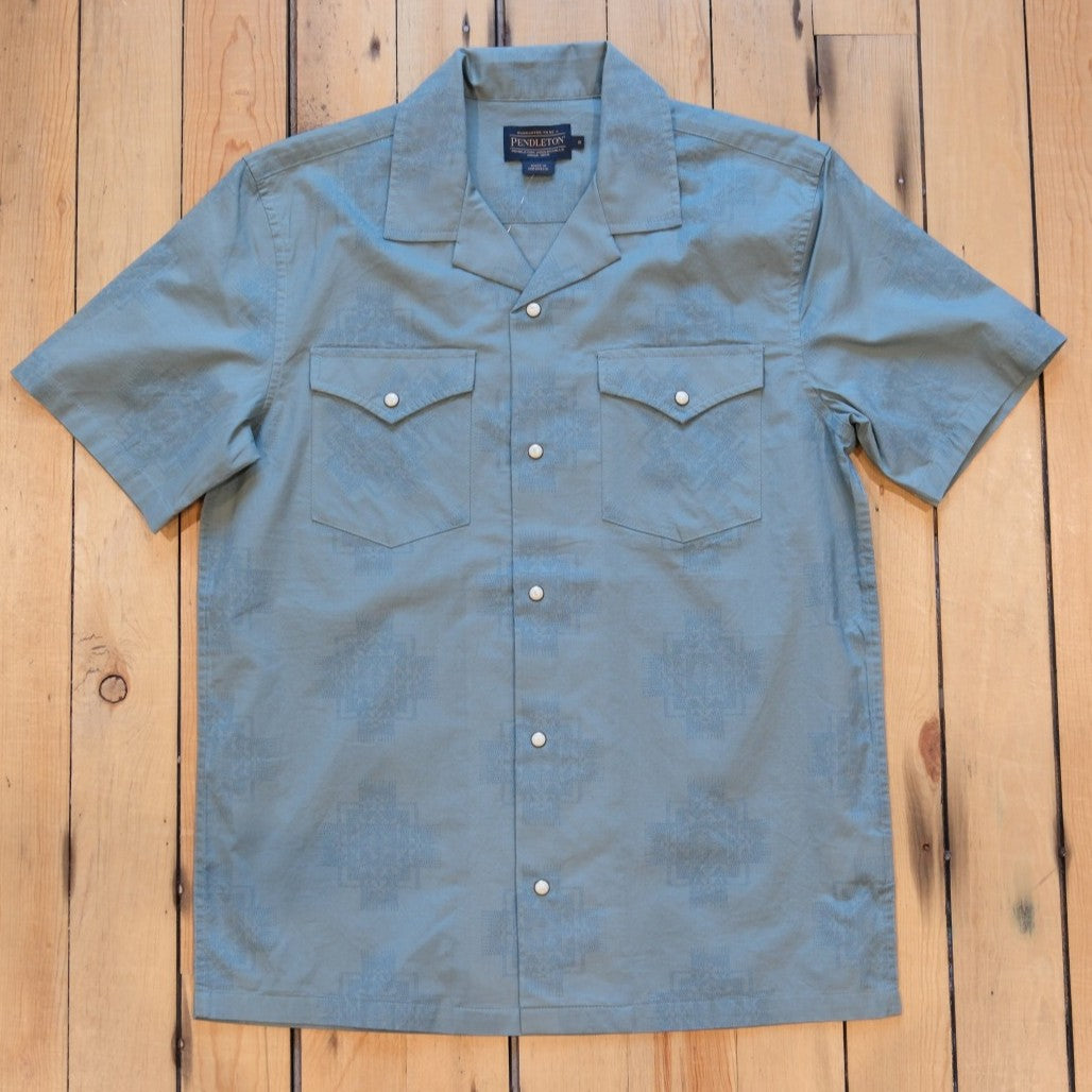 Pendleton Western Aloha Shirt - Chief Joseph Green