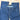 View of Kimes Ranch Betty Jeans in Blue, featuring embroidered horns on back pockets and a modest bootcut leg