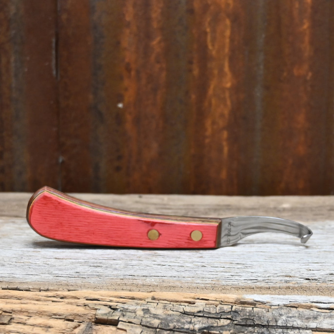 Red Boy Left Handed Hoof Knife