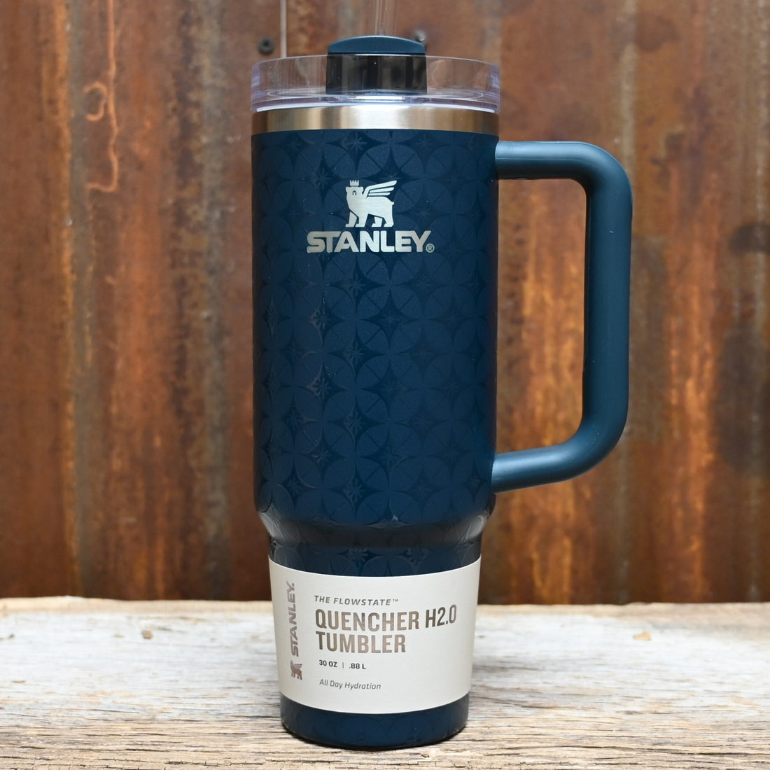 Stanley The Quencher H2.0 FlowState Tumbler 30 oz in Ponderosa Star with FlowState lid and comfort-grip handle