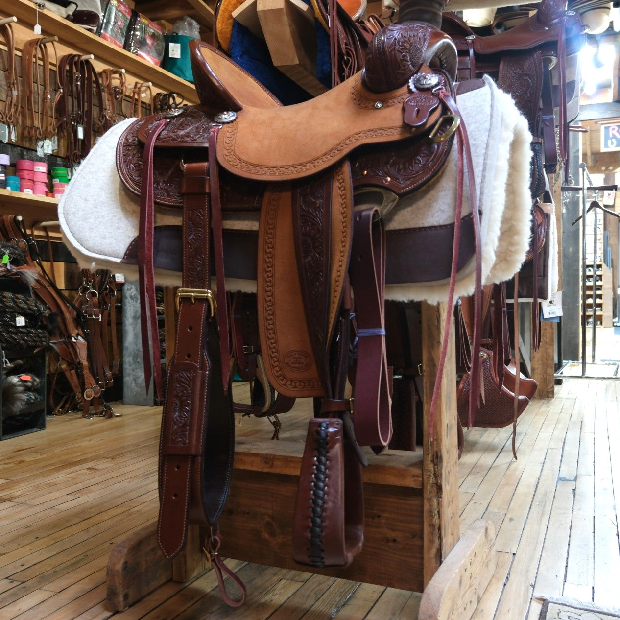 Billy Cook 16" Arbuckle Rancher - Sunflower Stamp