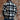 View of Filson Mackinaw Cruiser in Navy, Charcoal & Natural/Black Heritage Plaid featuring button-secure front closure, adjustable cuffs, and multiple pockets