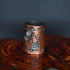 Calico Rose Tobacco Root Barrel copper scarf slide with handcrafted Western design