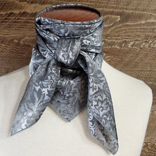 Cowboy Images Jacquard Silver Wild Rag