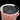 Godinger Pink Bandana Ceramic Travel Mug with Lid