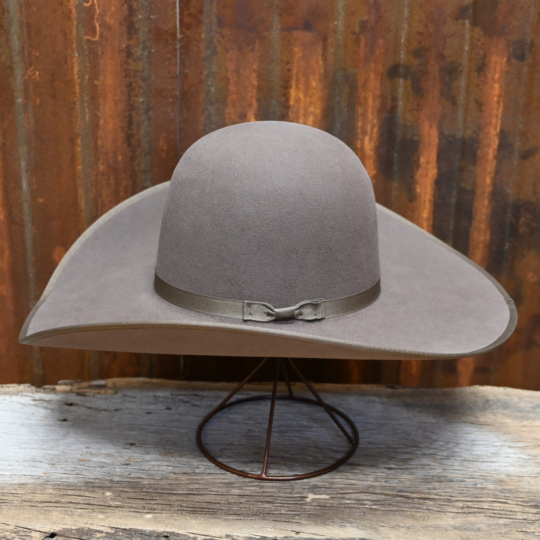 View of side of hat
