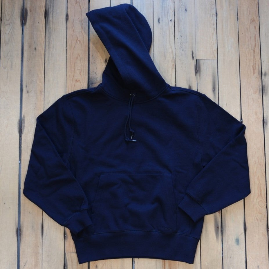 Filson Heritage Fleece Hoodie in Dark Indigo.