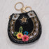 Mary Frances Good Luck Beaded Horseshoe Coin Purse