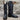 View of Hondo 16" cowboy boot with black retan vamp, natural lined top, flourished stitching, and spur ledge