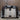 Myra cornflower canvas diaper bag with leather trim and multiple pockets