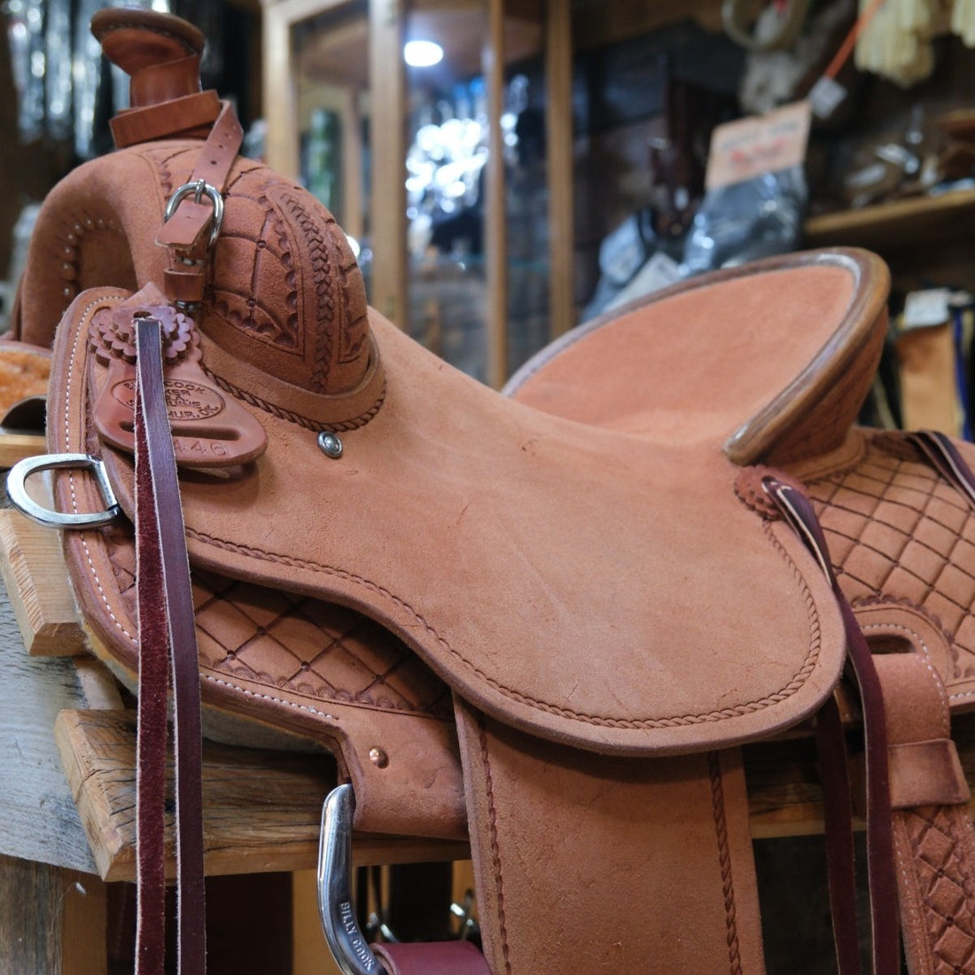 Billy Cook 15" All Around - Hot Oiled Rough Out - 1/2 Hatch