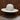 Tacchino Open Crown Western Hat in Cream with a 5.875-inch brim.