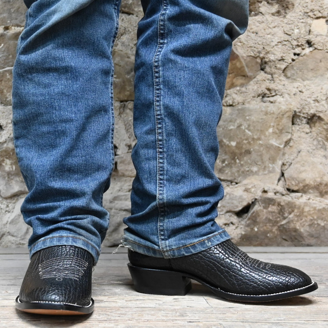 Hondo 13" Cowboy Boot All-Black Bullhide or All-Brown Bullhide