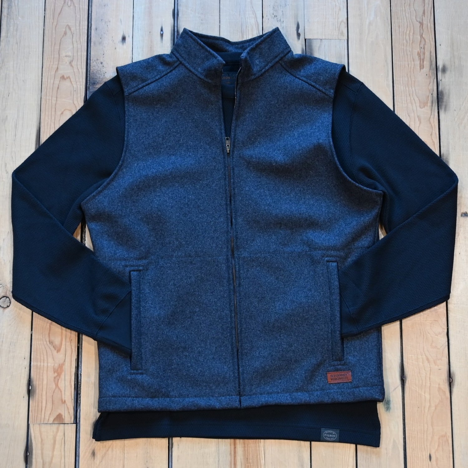 Stormy Kromer Ironwood Vest Charcoal front view