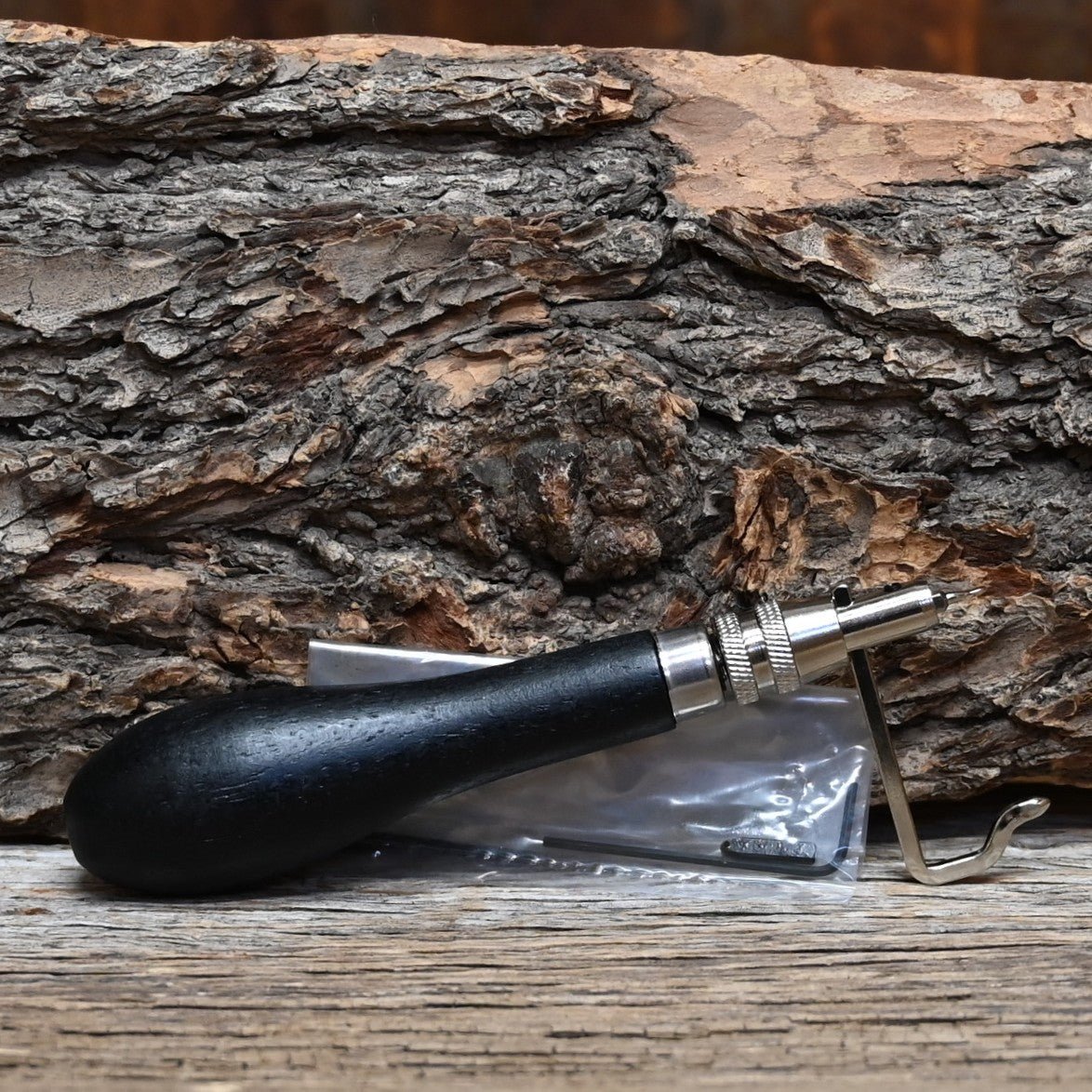 View of stitch groover 