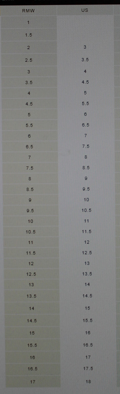 R.M. Williams Comfort Craftsman Boot chestnut yearling leather size chart