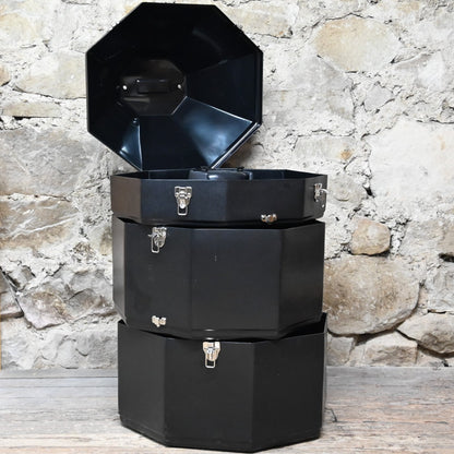 Hammer Large Western Hat Carrier - Black view of hat can