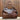 Shoulder Bag in Cowhide with cotton Fabric view of back