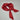 Cowboy Images Charmeuse 3/16" White Dot on Red Wild Rag