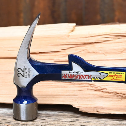Estwing Hammertooth Hammer 22 oz milled face one‐piece forged steel with shock reduction grip