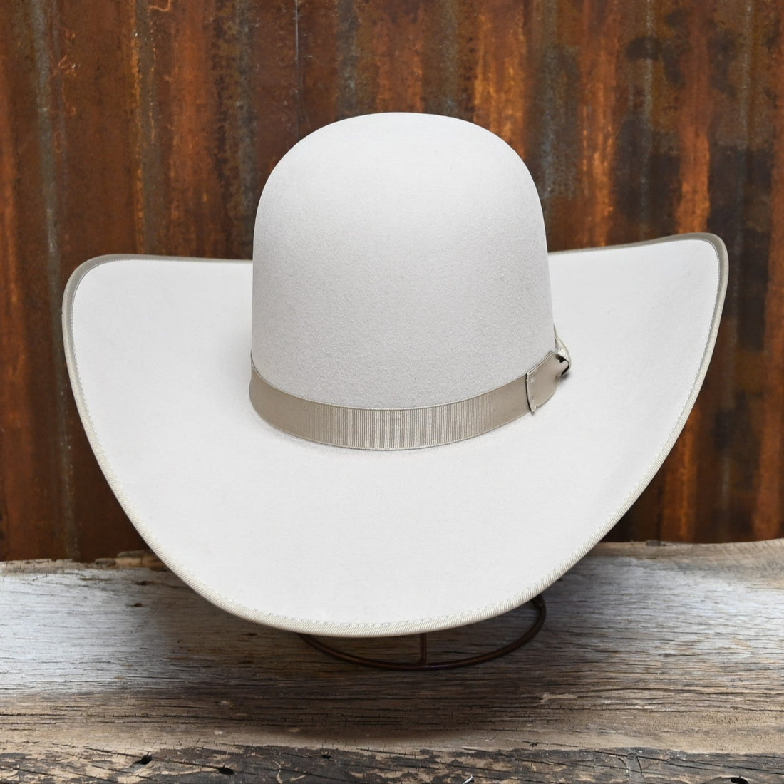 View of front of hat