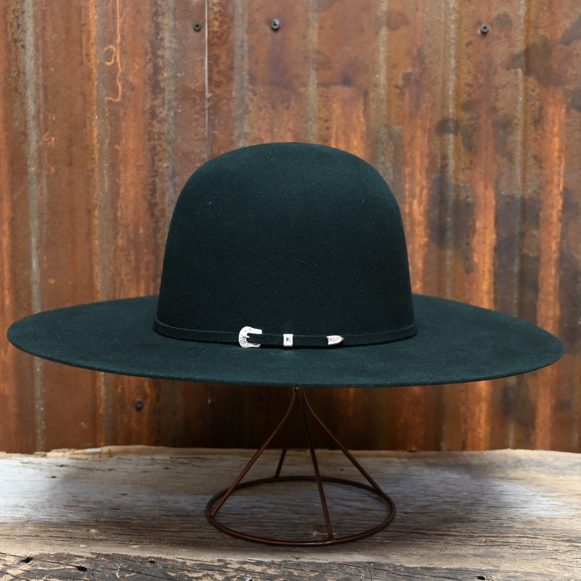 View of side of hat