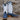 Hondo 13" Cowboy Boot – White Cowhide Top with Navy Nubuck Bullhide Vamp