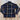 View of Filson Mackinaw Wool Jac-Shirt in Black Coffee Multi Plaid and Red/Black Ombre Plaid featuring button-front closure, adjustable cuffs, and hidden button-secured pockets