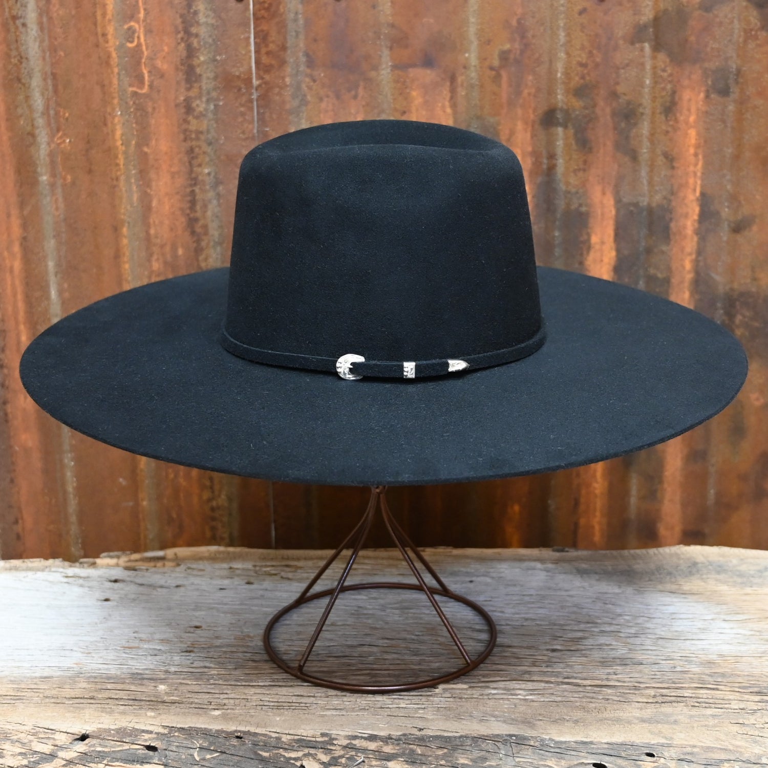 View of side of hat
