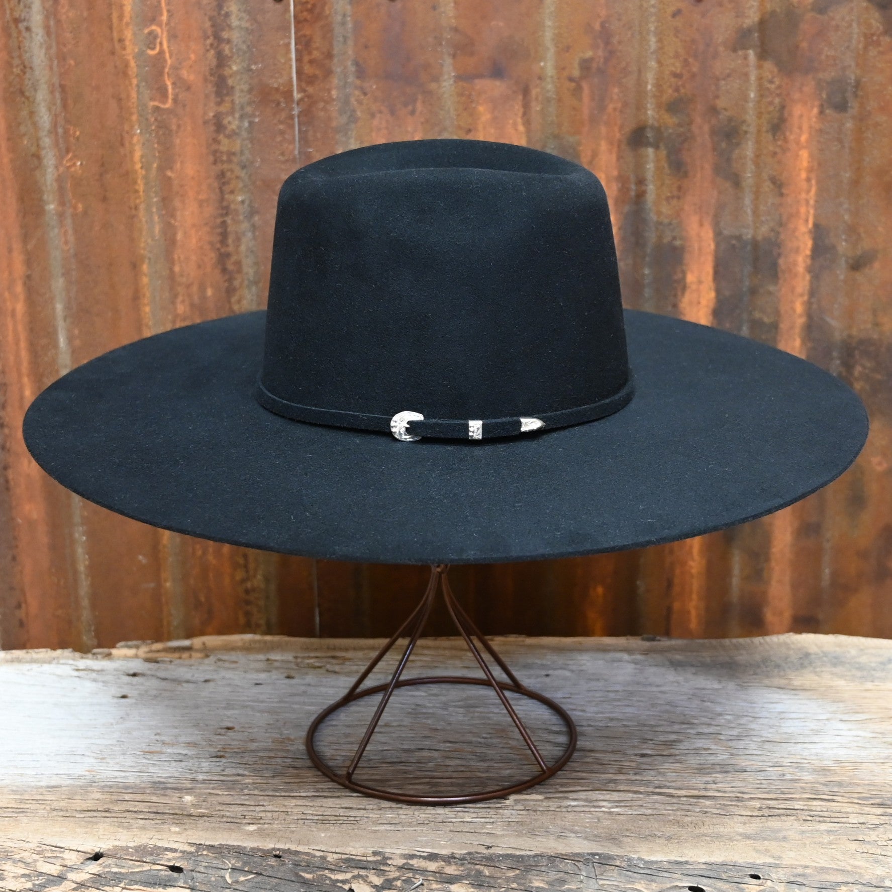 View of side of hat
