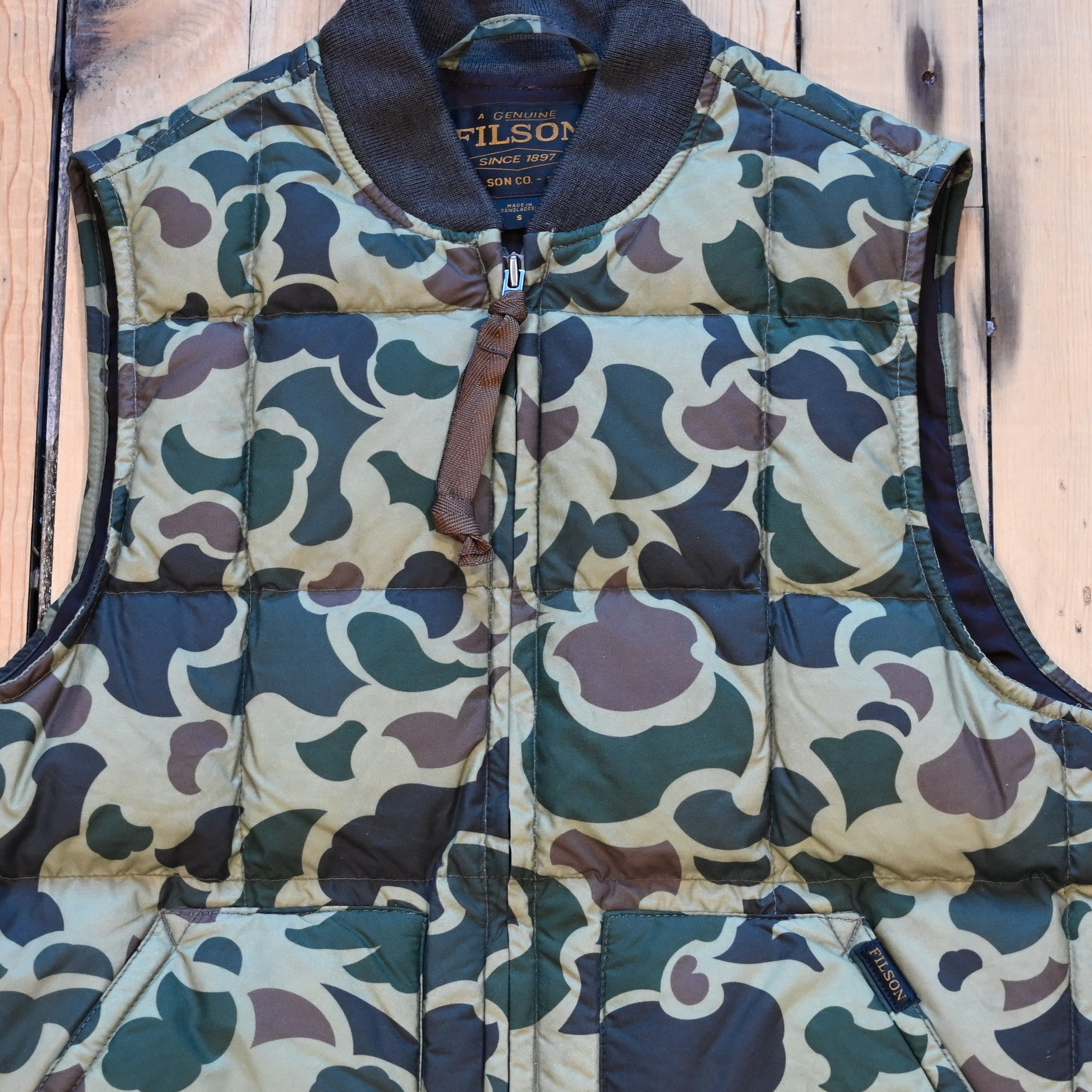 Filson - Waxed Down Vest (Tundra Shrub Camo) – Atomic 79