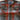 View of Pendleton men’s wool board shirt in tan red plaid with square hem and bias chest pockets