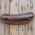 K Bar J Leather Cantle Bag in Taupe and Milk Chocolate