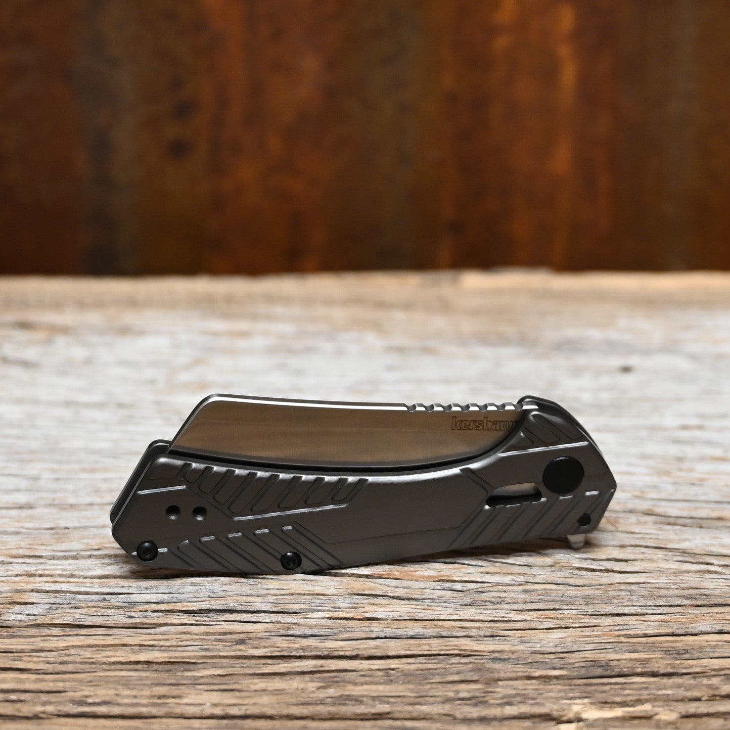 View of knife closed