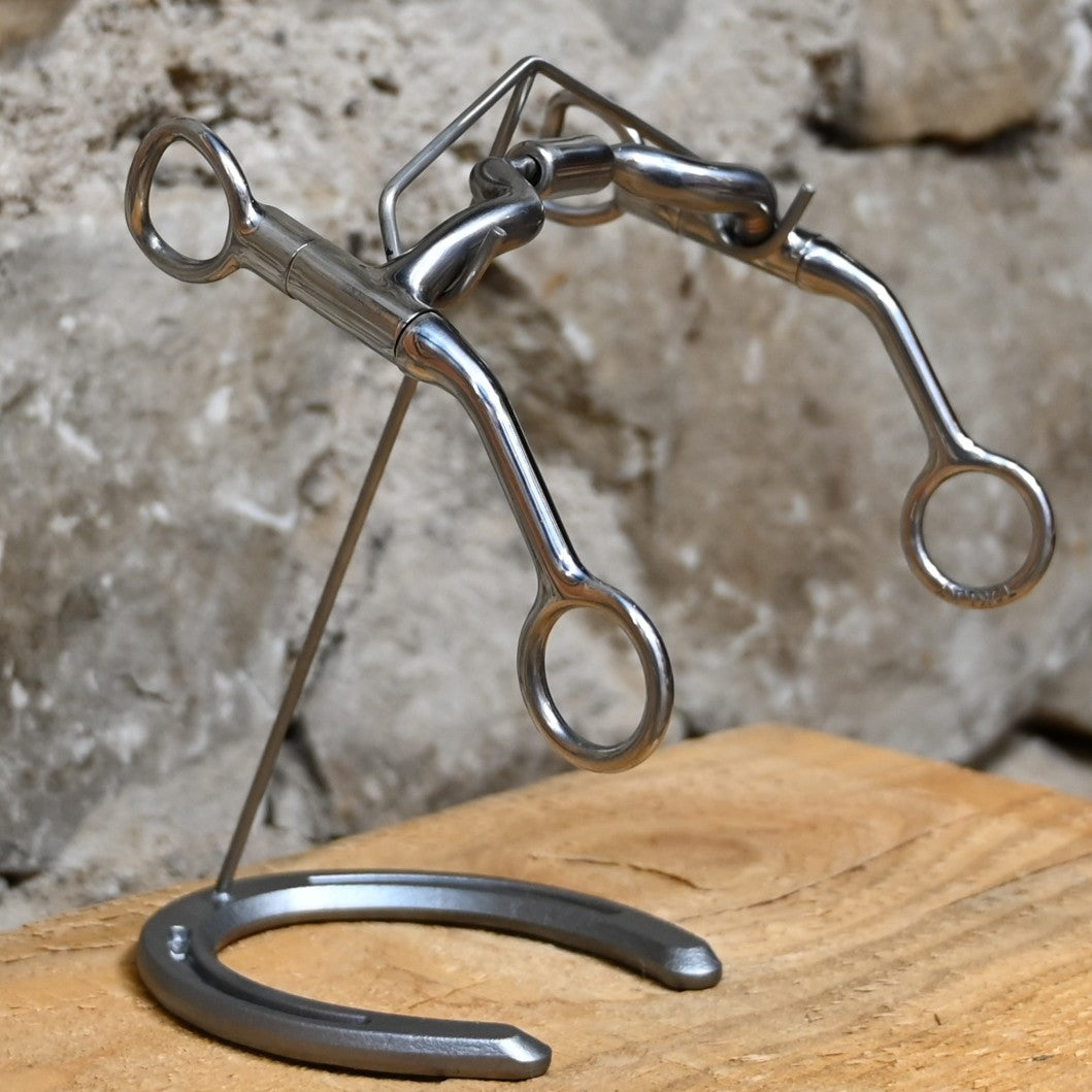 Toklat HBT Shank bit with MB-05 sweet iron mouthpiece, 5″ width, low/medium port and copper inlay