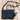 Gun Toten Mamas black embroidered lambskin clutch with rose design and conceal carry features